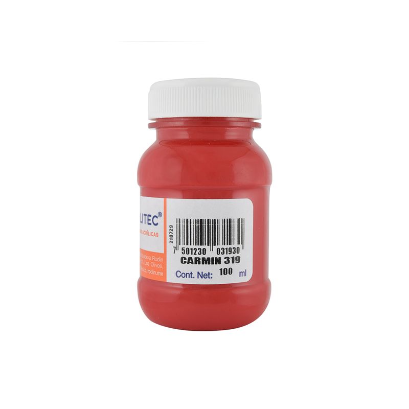 PINTURA ACRILICA POLITEC 100ML CARMIN