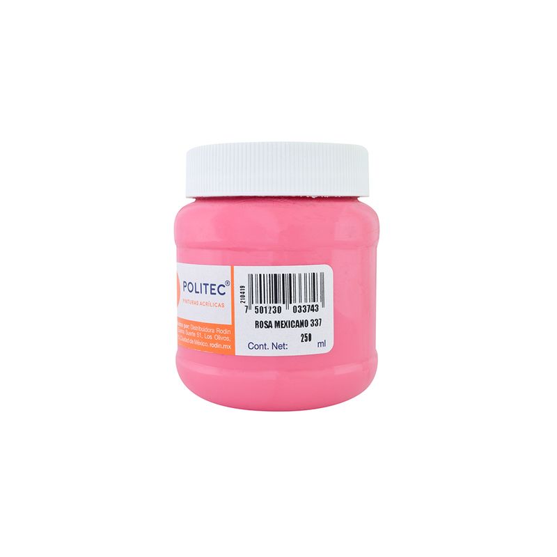 PINTURA ACRILICA POLITEC 250ML ROSA MEXICANO