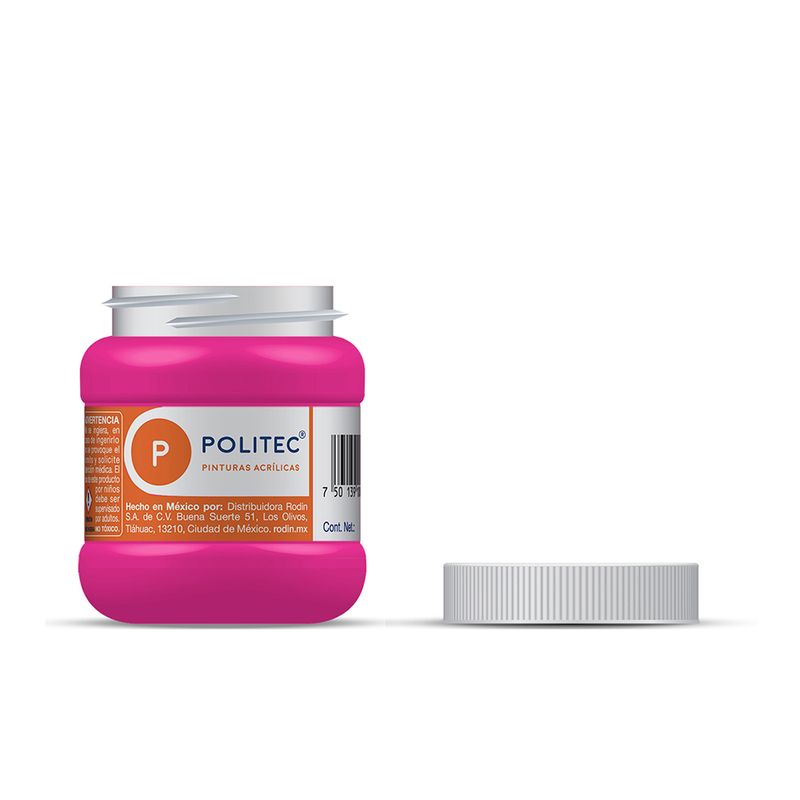 PINTURA ACRILICA POLITEC 250ML ROSA MEXICANO