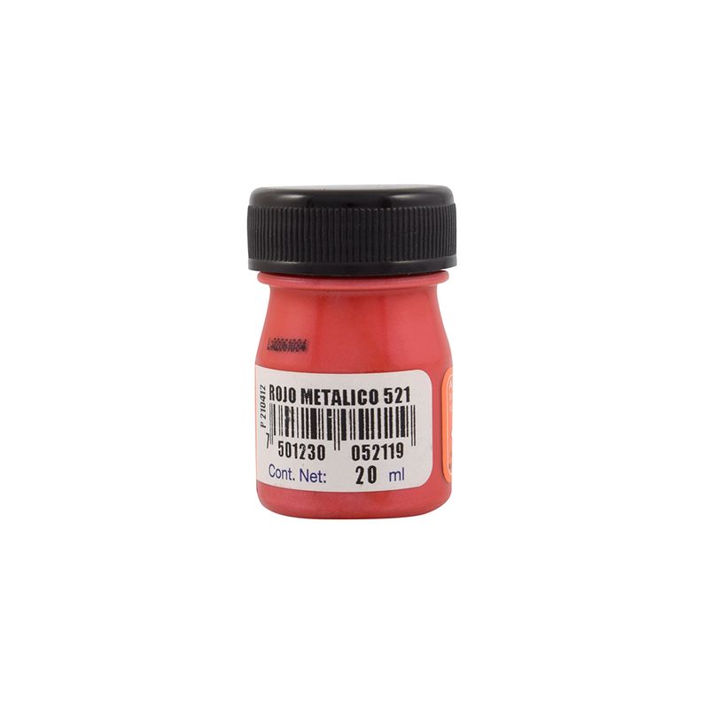 PINTURA ACRILICA POLITEC 20ML ROJO METALICO