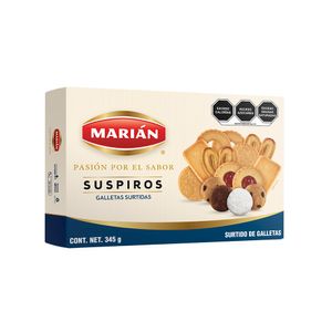 Galletas Marian Surtido Suspiros 345Grs 603120