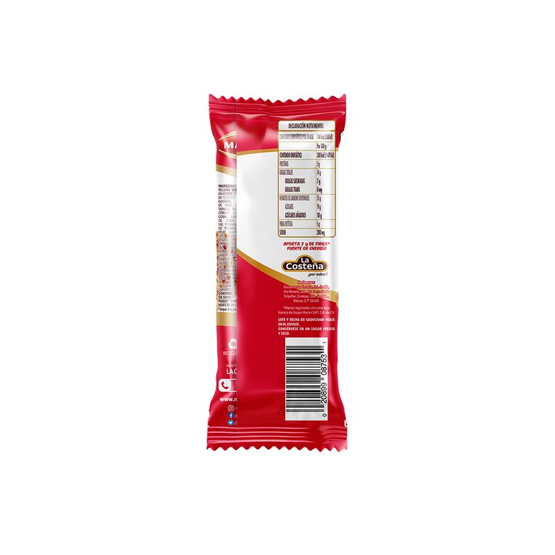 NUTRET BARRA RELLENA DE FRESA 200GRS