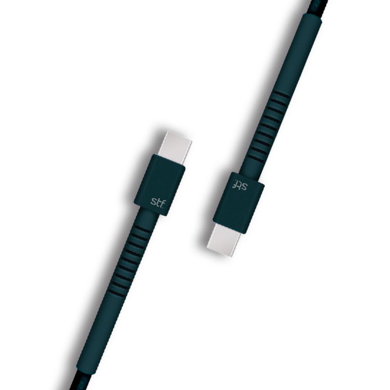 CABLE USB TIPO C A USB TIPO C CARGA RAPIDA GRAFITO