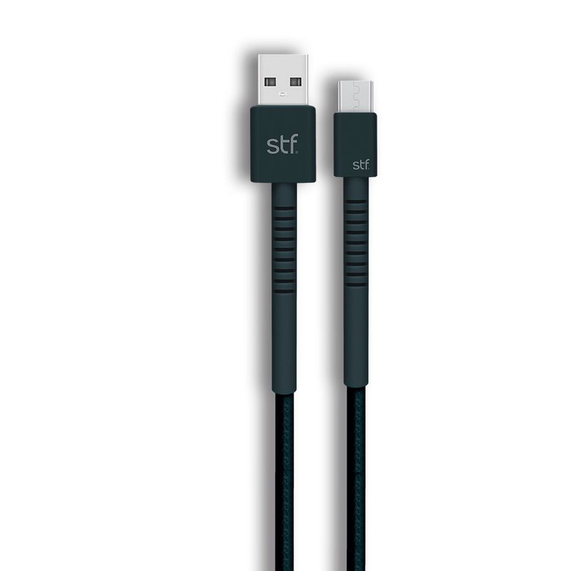 CABLE USB A MICRO USB 1M NEGRO CARGA RAPIDA