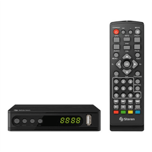 Decodificador De Tv Steren Digital Alta Definición Para Canales Hd Sqcdeaab001