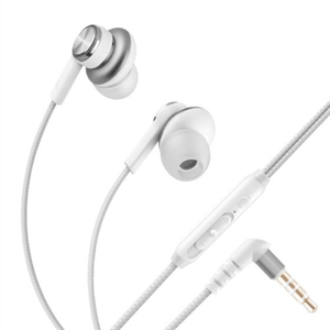 Audífonos Steren Manos Libres Sujección De Imán Control De Volumen Cable Tipo Cordón Color Blanco Sqcaudab003