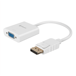 Adaptador Steren Displayport A Vga Color Blanco Sqcadaab003