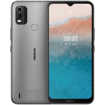 Smartphone Nokia C21 Plus 651" 64GB/2GB Cámara 13MP+2MP/5MP Octacore Android 11 Color Gris Cálido