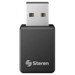 Nano Adaptador Steren USB Wi-Fi Doble Banda 24-5GHz
