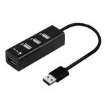 Mini Hub Nextep USB 20 Alta Velocidad 4 Puertos