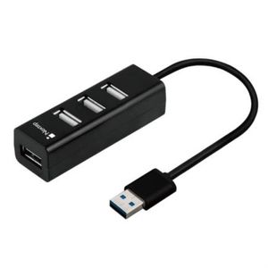 Mini Hub Nextep Usb 2.0 Alta Velocidad 4 Puertos Nxcaccac007