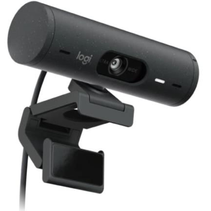 Camara-Web-Logitech-Brio-500-FHD-Resolucion-1080p-Correccion-Iluminacion-Encuadre-Automatico-Color-Grafito