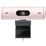 Camara-Web-Logitech-Brio-500-FHD-Resolucion-1080p-Correccion-Iluminacion-Encuadre-Automatico-Color-Rosa