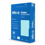 FOLDER-OFICIO-AZUL-OFIX-CON-100PZAS
