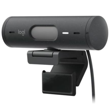 Camara-Web-Logitech-Brio-500-FHD-Resolucion-1080p-Correccion-Iluminacion-Encuadre-Automatico-Color-Grafito