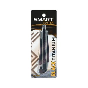 Navaja Retractil Gruesa Black Uso Ligero C/Guia Blt 10044