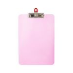 TABLA ACRILICO CARTA ROSA VIOLETA CON CLIP