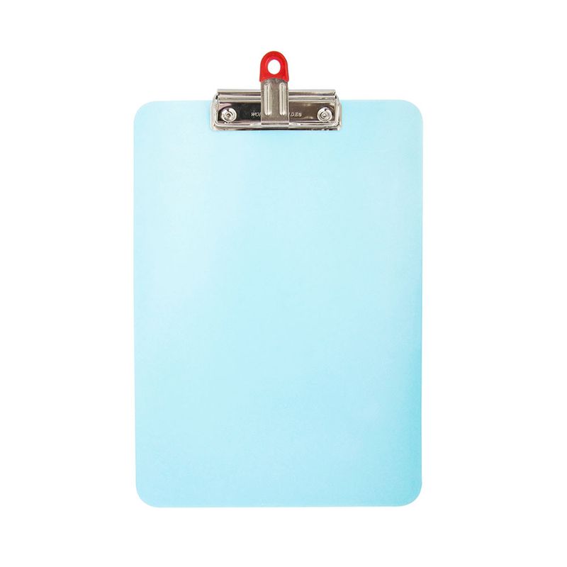 TABLA ACRILICO CARTA AZUL CON CLIP