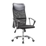 SILLON EJECUTIVO RESP ALTO MALLA  NEGRO