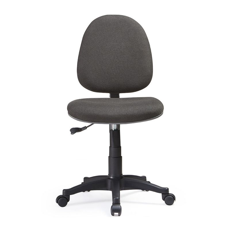 SILLA SECRETARIAL SIN BRAZOS TELA NEGRO