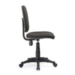SILLA SECRETARIAL SIN BRAZOS TELA NEGRO