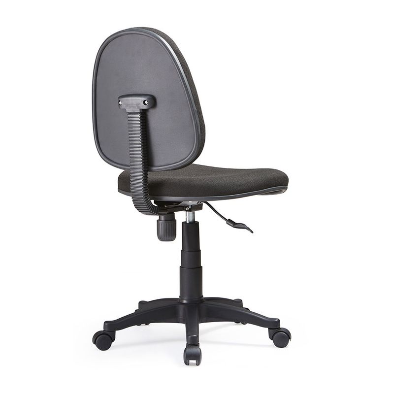 SILLA SECRETARIAL SIN BRAZOS TELA NEGRO