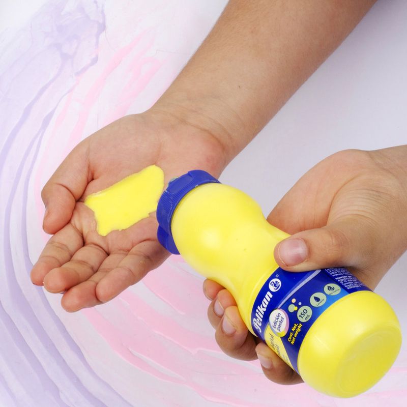 PINTURA DIGITAL AMARILLO PASTEL 150 ML PELIKAN