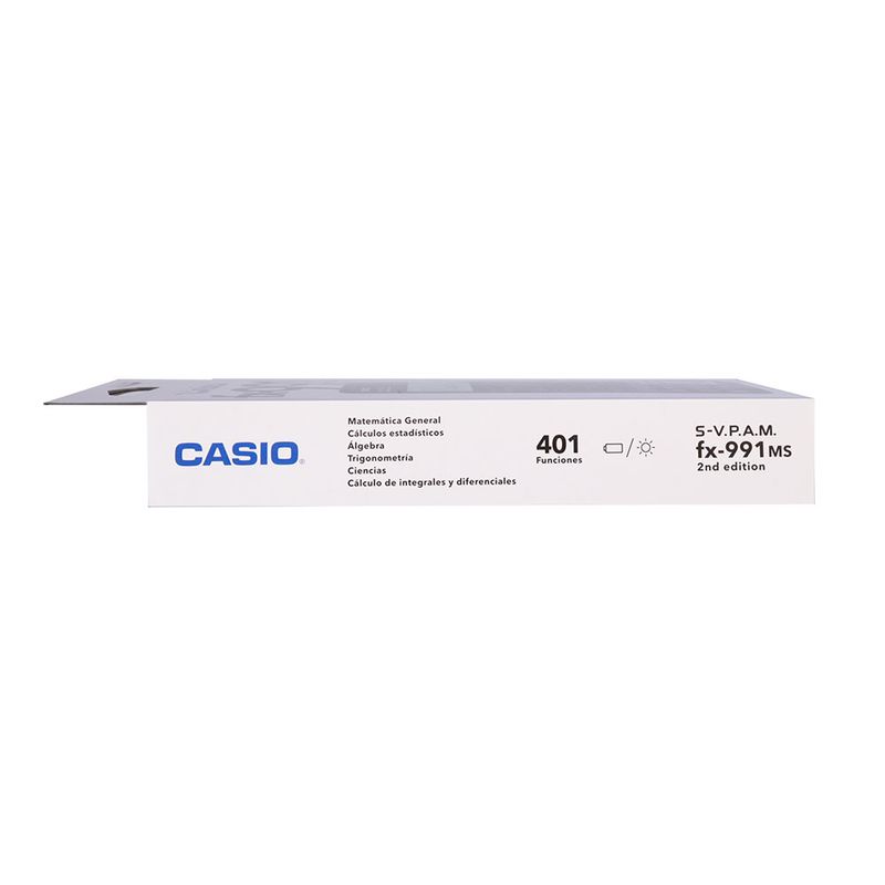 CALCULADORA CIENTIFICA CASIO FX991MS-2 10+2DIG 401 FUNC 2LINEAS
