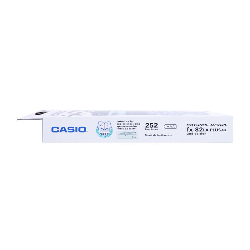 CALCULADORA CIENTIFICA CASIO FX-82LAPLUS2 10+2DIG 252 FUNC AZUL