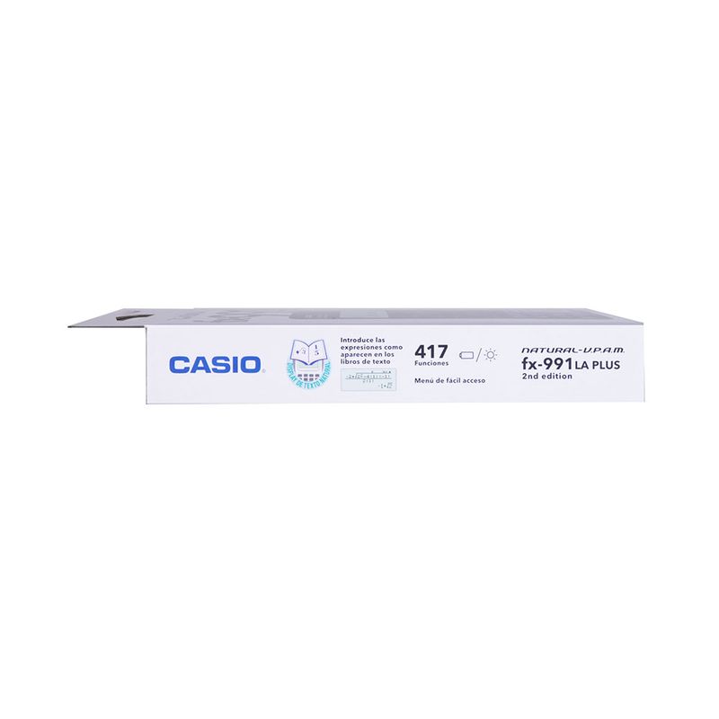 CALCULADORA CIENTIFICA CASIO FX-991LAPLUS2 10+2DIG 417 FUNC NEGRA