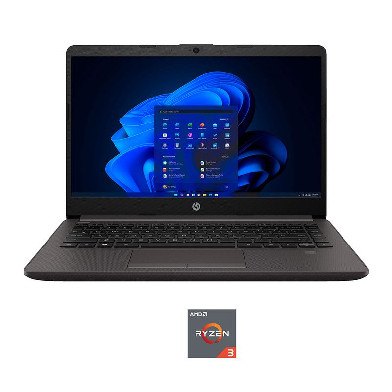 LAPTOP HP 245 G9 14 HD, RYZEN 3-3250U, 8GB RAM, 256GB SSD, WIN11HOME, NEGRO
