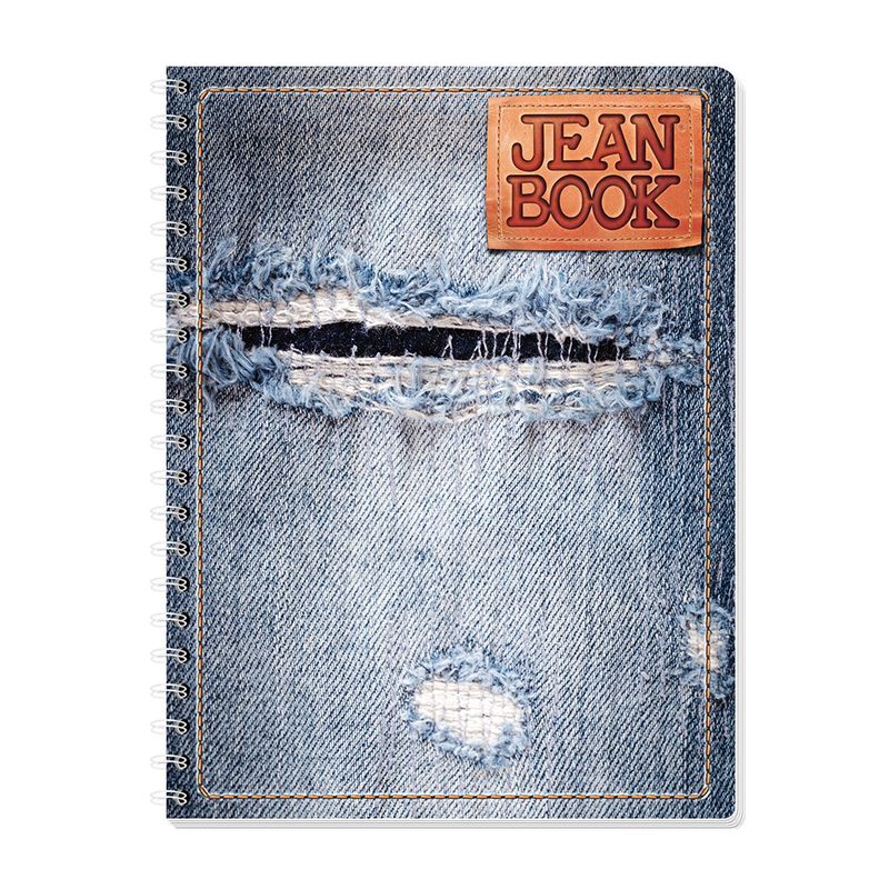 CUADERNO PROFESIONAL 100H RAYAS JEAN BOOK