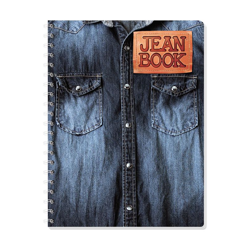 CUADERNO PROFESIONAL 100H RAYAS JEAN BOOK