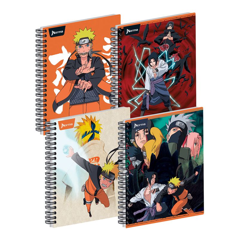 CUADERNO PROFESIONAL 100H C-7 NARUTO