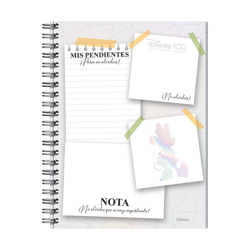 CUADERNO PROFESIONAL 100H RAYAS DISNEY PLATINUM PD