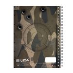 CUADERNO PROFESIONAL 100H RAYAS ARMAMENTO MILITAR PD