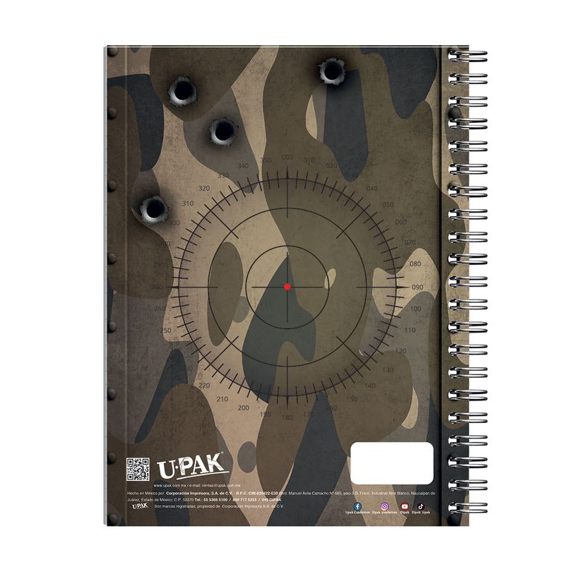 CUADERNO PROFESIONAL 100H C-7 ARMAMENTO MILITAR PD