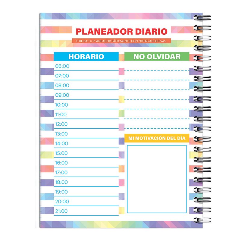 CUADERNO PROFESIONAL 200H C-7 COLORES VIBRANTES PD