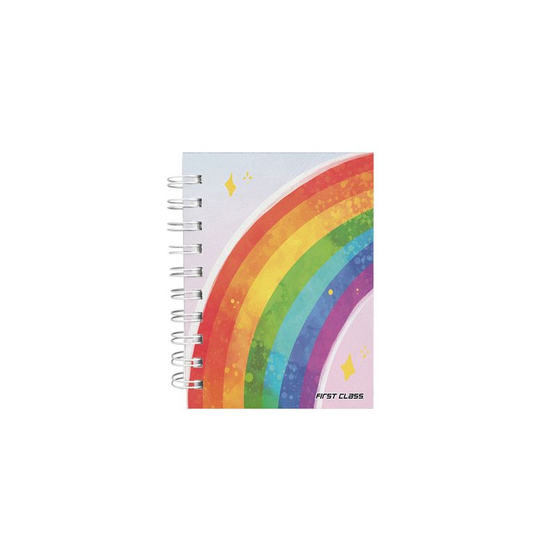 LIBRETA ESPIRAL POCKET 100H RAYAS FIRST CLASS