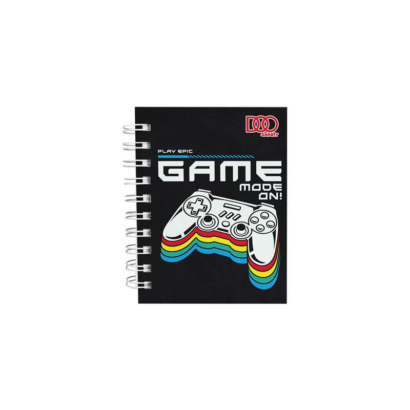 LIBRETA ESPIRAL POCKET 160H RAYAS GAMER DOO SMARTY