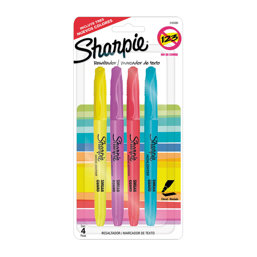 Marcatextos Pocket 4Ct Surtidos Sharpie 2165089 - Ofix