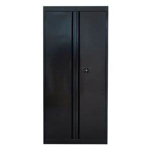 Gabinete Multiusos Con 3 Entrepaños Fijos C/Chapa Negro 758 -Jn