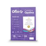 CARTULINA OPALINA CARTA BLANCA OFIX CON 100HJS