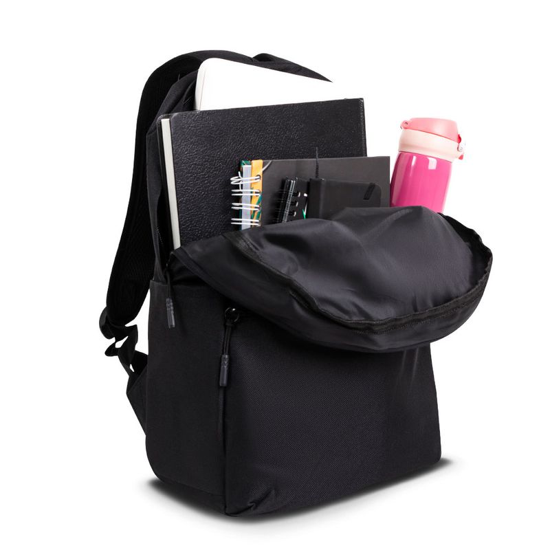 MOCHILA BACKPACK PARA LAPTOPS DE 15" COLOR NEGRO