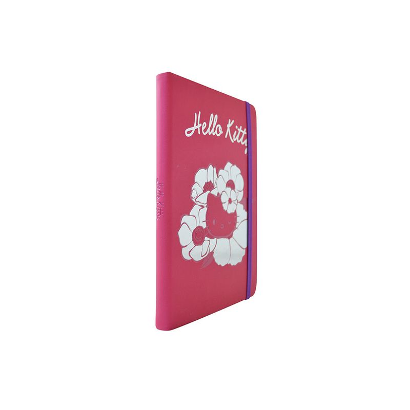 LIBRETA ESQUELA HELLO KITTY ROSA/PLATA 96H