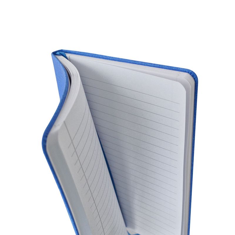 LIBRETA POCKET RAYAS BARI AZUL 80H