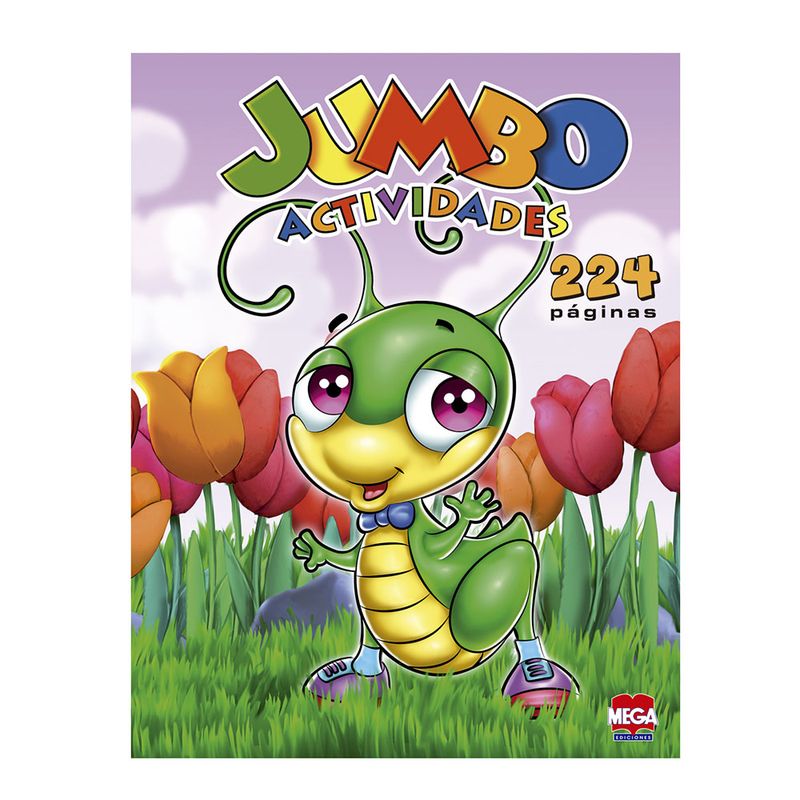 LIBRO COLOREAR JUMBO ACTIVIDADES PREESCOLAR