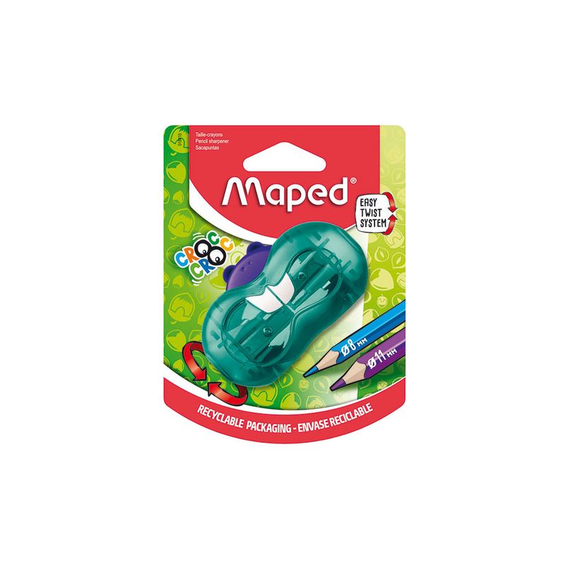SACAPUNTAS CROC CROC TWIST BLT 2 ORIFICIOS