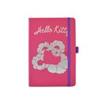 LIBRETA ESQUELA HELLO KITTY ROSA/PLATA 96H