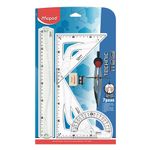 JUEGO GEOMETRIA GRANDE TECHNIC METAL 7P BLT